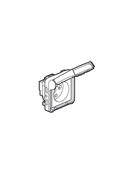 PRISE 2P+T A DETROMPAGE COMPOSABLE PLEXO LEGRAND 069553