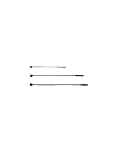 100 Colliers Colring noir à denture intérieure largeur 7,6mm et longueur à plat 360mm LEGRAND 032029