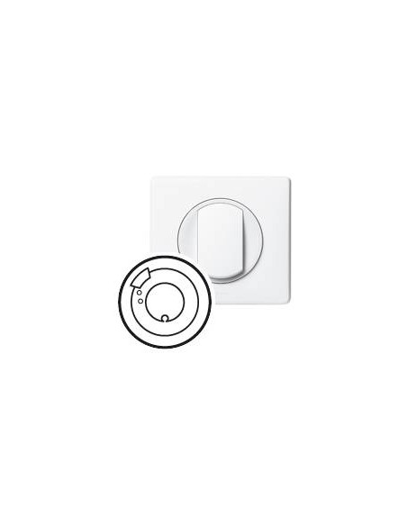 Enjoliveur Céliane pour thermostat d'ambiance Blanc LEGRAND 068240