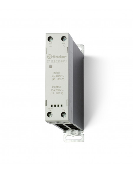 RELAIS STATIQUE MODULAIRE 230VAC 1NO 15A COMMUTATION INSTANTANEE 24 à 280VAC TYPOLOGIE TYPE RELAIS FINDER 377551