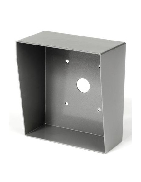 Cadre saillie inox avec visiere pour ISSS2G et IEJA/LEDA AIPHONE CISSS2G 200526