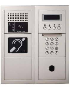 Platine audio modulaire à défilement BOUCLE MAGNETIQUE emplacement vigik AIPHONE 200275 2