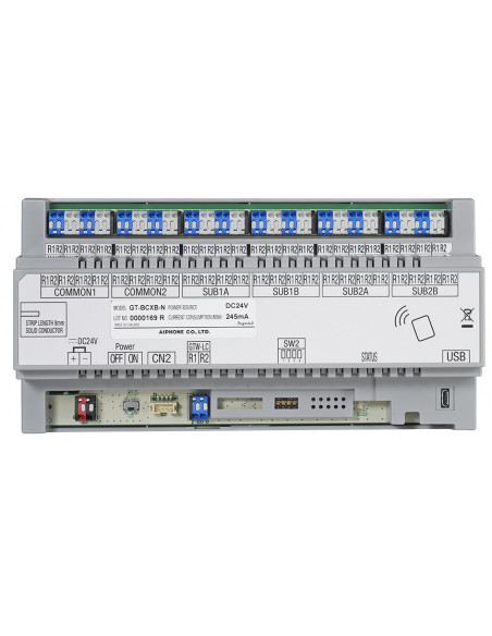 Centrale audio supplémentaire avec lecteur NFC pour système étendu GT version B AIPHONE 200261