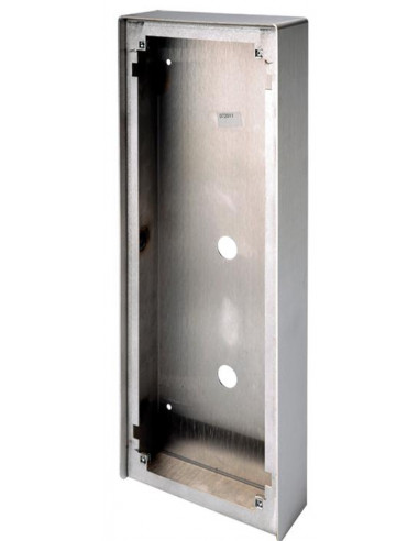 Cadre saillie inox avec visiere pour GTSMVD GTDMVAF et ISDVFALAC AIPHONE GTBSD 200238