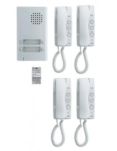 Kit audio mini collectif  saillie 4 appels KITDA4  110550 2