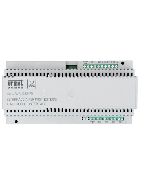 2VOICE INTERFACE 4P 4C URMET 1083/75