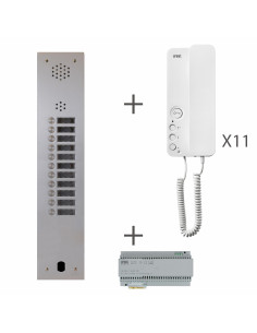 Kit Audio 1R 11Bp 2 Voice Programmé URMET KA83/111