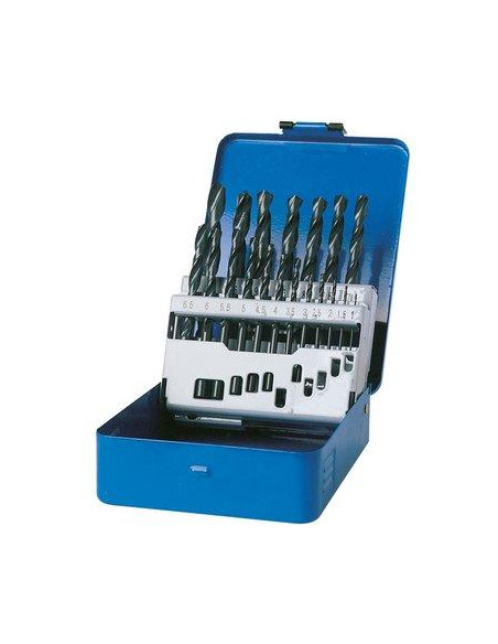 Coffret métal HSS Tivoly 19 forets Diamètre de 1 à 10 mm TIVOLY 90200170002