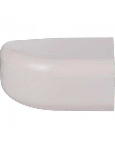 Embout plastique rigide 25mm blanc crème RAL 9001 CBM CLI04228