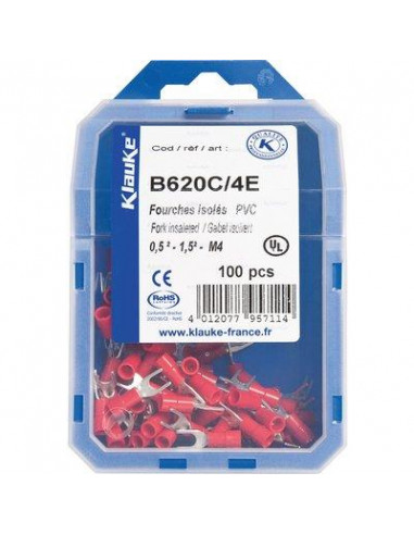COSSES FOURCHES ROUGES 1-4/100 KLAUKE B620C/4E