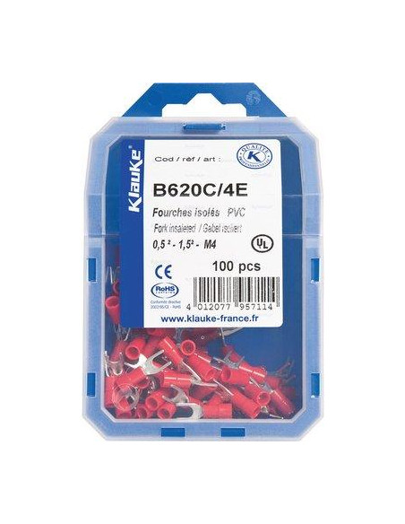 COSSES FOURCHES ROUGES 1-4/100 KLAUKE B620C/4E