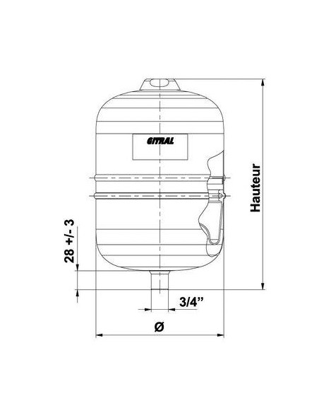 VASE GITRASUN 12 L GITRAL G12SUN