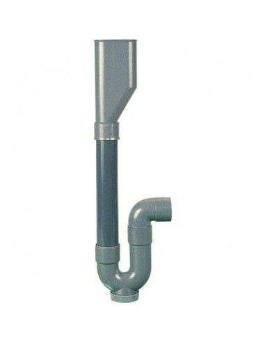 SIPHON M.A.L.DBLE HORIZ.PVC SHD