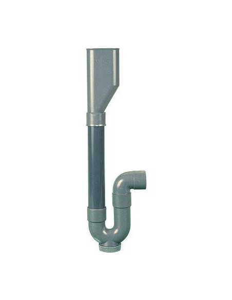 SIPHON M.A.L.DBLE HORIZ.PVC SHD