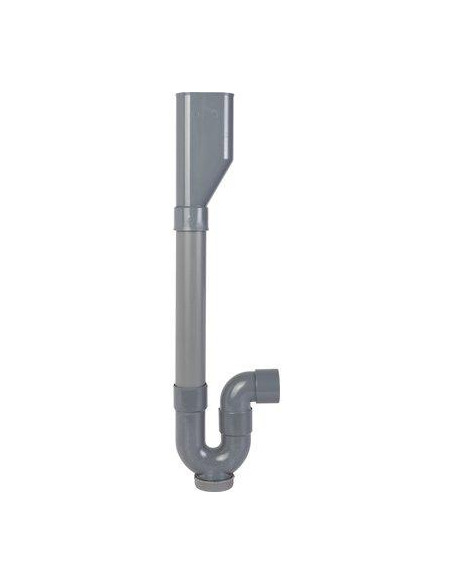 SIPHON M.A.L.DBLE HORIZ.PVC SHD