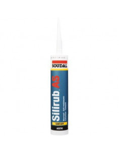 SILIRUB AS BLANC 300ML SOUDAL 120658