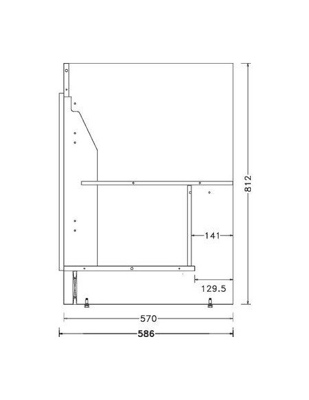 MEUBLE S/S EV SIM'NF 1200/3P NEOVA S12N03120