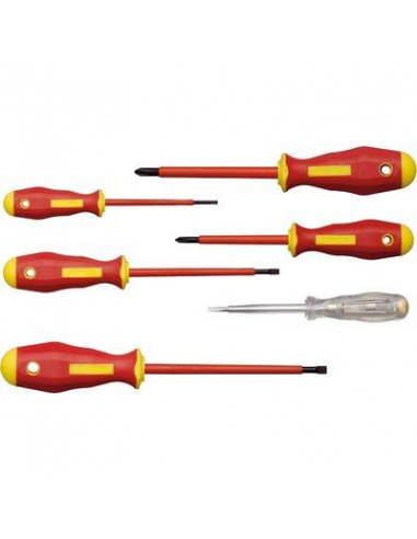 SELECTION DE 6 TOURNEVIS ISOLE KLAUKE KL390IS