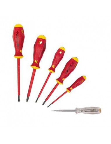 SELECTION DE 6 TOURNEVIS ISOLE KLAUKE KL390IS