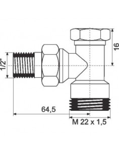 COUDE REGL A VISSER M15X21 SAR COMAP 428804 2