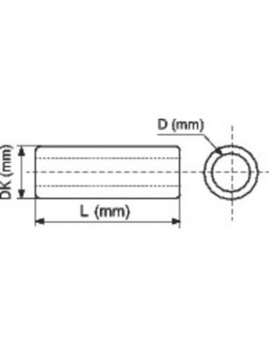 ENTRETOISE TARAUD.7X30 BT/100 VISWOOD 63357