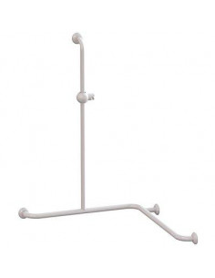 BARRE DE DOUCHE ANGLE 2 MURS PELLET 049360