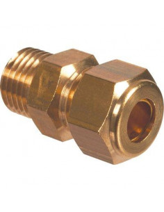 Raccord droit à bicône Laiton Mâle 22 M20X27 RB0271007220