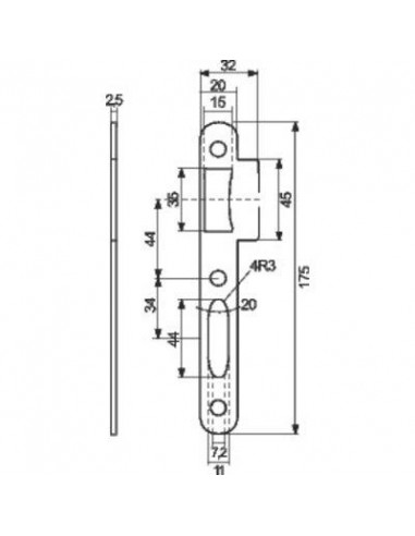 GACH P/PDT1/2T & BDCC NOIR VACHETTE 3037239938009