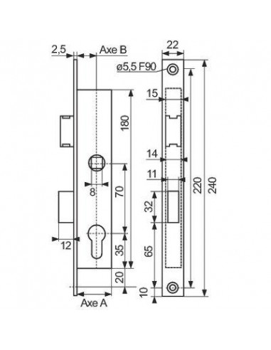 SERR.METAL-PDT1/2T A70 28 DOM F107281000