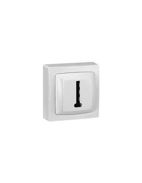 Prise téléphone 8 contacts Appareillage saillie complet blanc LEGRAND 086038