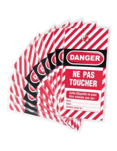 ETIQUETTES NE PAS TOUCHER /10 THIRARD 091131