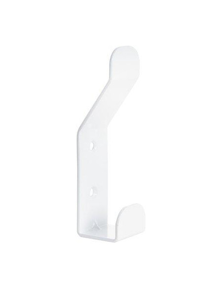 Patère 2 têtes à visser Blanche DEVISMES F10555BLA