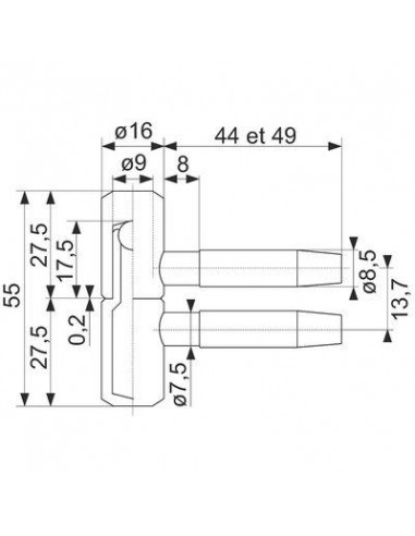 FICHE A VISSER 4016 ZB J542830