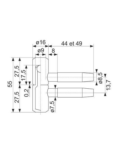 FICHE A VISSER 4016 ZB J542830