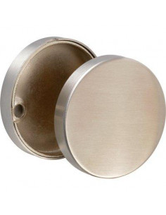 Paire de rosace 19 pour poignée de porte Inox BorgneE D.52mm NORMBAU 3050767029