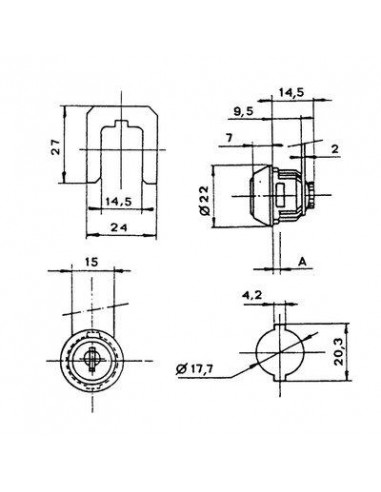 BARILLET B.A.L.METAL AV/CA GRAPPIN ANNATUREL 400526