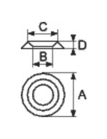 CUVETTE VIS LAIT. NICK 1 / 100 CVL001F12