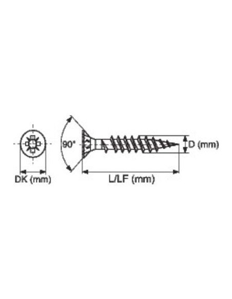 VIS VISWOOD TF PZ 3 X 40 / 500 VISWOOD 1003040