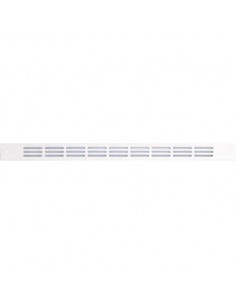 Grille plate intérieur simple 478/1 16 cm² 275x20mm Blanc RAL 9010 RENSON 11938