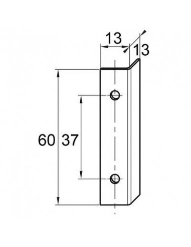 GACHE BATTEUSE EQUERRE EDF-GDF A601313
