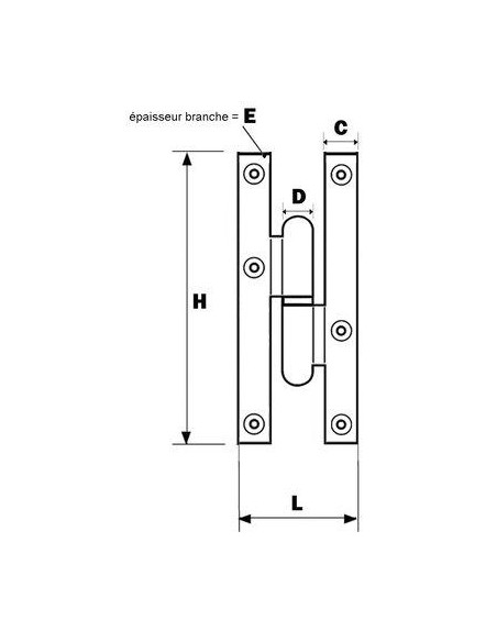 PAUMEL.RENFOR. BC NRE 140X55 D CLEMENSON RRBC145DE