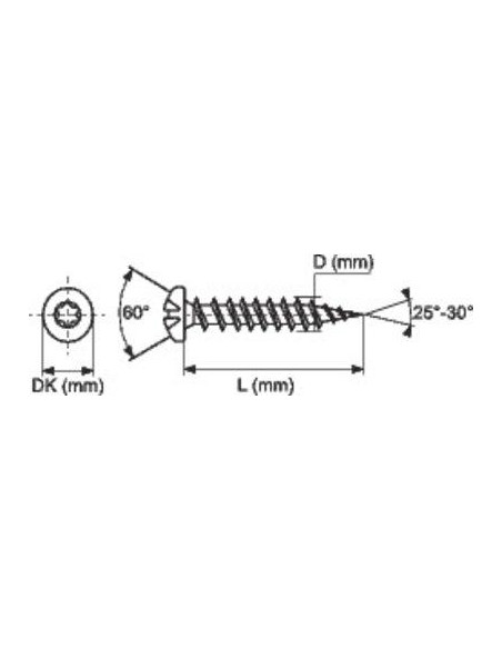 VIS SPAX TR TORX 4X35 /200 SPAX 0201010400353