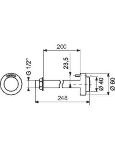 CDE TC SLE CLOISON 1 A 200MM P PRESTO 18735