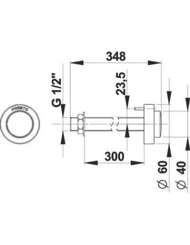 CDE TC SLE CLOISON 200 A 300MM PRESTO 18736