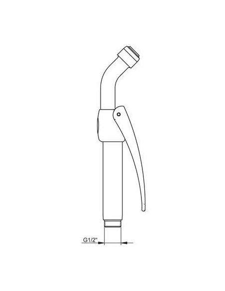 DOUCHETTE LAVE BASSIN 45° PRESTO 90640