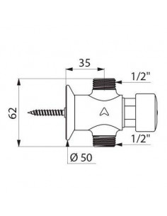 TEMPO DOUCHE APP. 1/2 DELABIE 747000 2