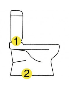Fixation de réservoir classique Vendu par 2 REGIPLAST B10B 2