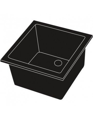 BAC POLYPROPYLENE NOIR 30X30 N 77013