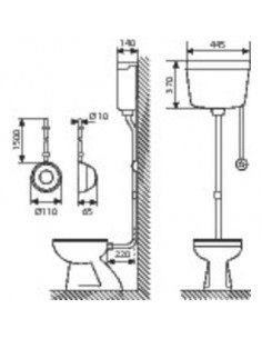 RESERVOIR HAUT PNEUMATIQUE REGIPLAST 301 2