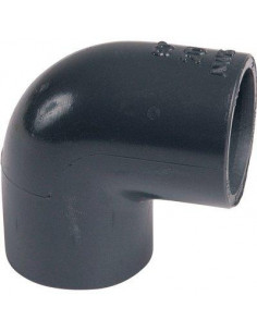 Raccord coudé 90° pression PVC Noir Femelle Femelle Ø63mm GIRPI XB4M63_S5